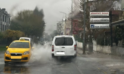 Milas’ta sağanak yağış etkili oldu