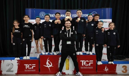 Minik Cimnastikçiler Manisa’nın gururu oldu