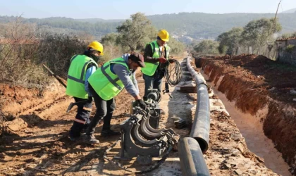 MUSKİ’nin Yatağan’da yaptığı ilave su çalışması tamamlanıyor
