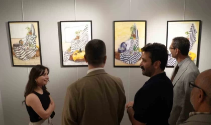 Öğrencilerin ilk atölye deneyimleri sergiye dönüştü