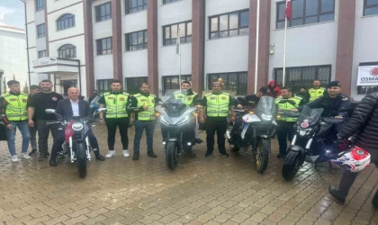 Osmaneli’de motosiklet sürücülerine eğitim verildi