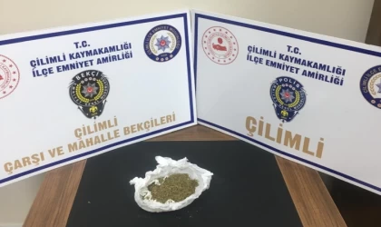 Polisin şüphelendiği araçtan uyuşturucu çıktı