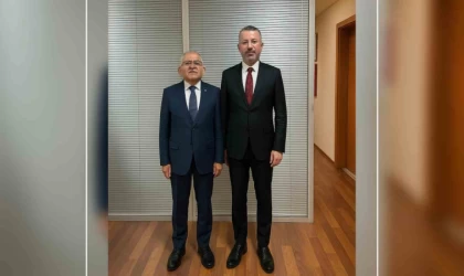 Rektör Kırışık, Başkan Büyükkılıç ile iş birliği görüşmesi yaptı