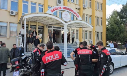 Sağlık Müdürlüğünde olay çıkaran zanlı tutuklandı