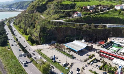 Samsun’da 3 kişinin öldüğü heyelan bölgesi havadan görüntülendi