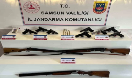 Samsun’da silah operasyonu: 6 kişi yakalandı