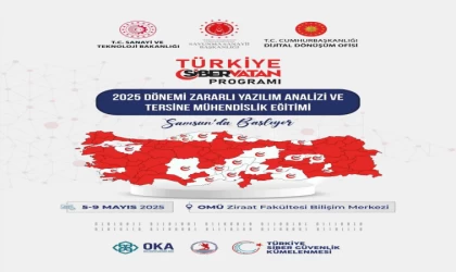 Samsun’da ‘Zararlı Yazılım Analizi ve Tersine Mühendislik Eğitimi’ gerçekleştirilecek