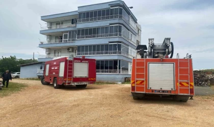 Serik’te apartman dairesinde çıkan yangın korkuttu