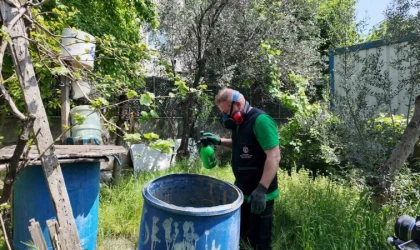 Sivrisineksiz bir yaz için ekipler sahada