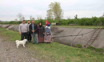 Tarlasına gidemeyen mahalle sakinleri: ”Yaya köprüsü istiyoruz”
