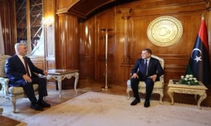 Ticaret Bakanı Bolat, Libya Devleti Milli Birlik Hükümeti Başbakanı Dibeybe ile görüştü