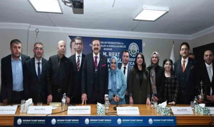 TOBB Başkanı Hisarcıklıoğlu’ndan Erzurum Ticaret Borsası’na ziyaret