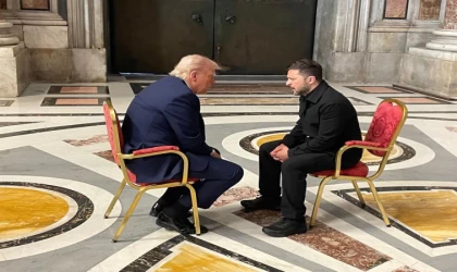 Trump, Papa Franciscus’un cenaze töreni öncesi Zelenskiy ile görüştü