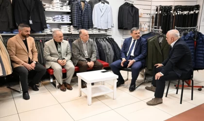 Vali Çiftçi, esnafı ziyaret etti