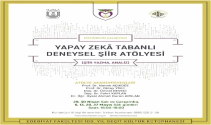 Yapay Zeka tabanlı şiir atölyesi başlıyor