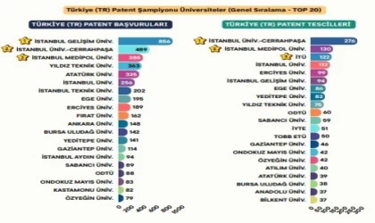 2024 Türkiye’nin Patent Raporu: Yapay Zekâ Teknolojilerinde birinci İstanbul’dan
