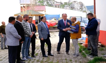 3 yıldır onarımı bitirilemeyen huzurevinin haziran ayının ortalarında bitirilmesi hedefleniyor