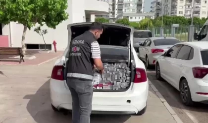 Adana’da 1 milyon 200 bin TL’lik kaçak sigara ele geçirildi: 2 tutuklama