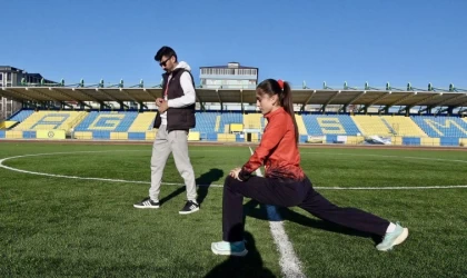 Ağrı’nın atletizm yıldızları olimpiyat hedefi için ter döküyor