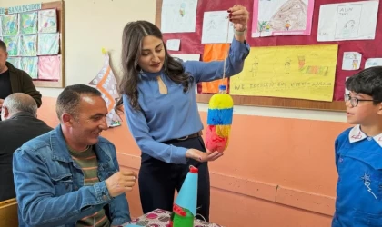 Aileler ve öğrenciler kuşlara yuva oldu