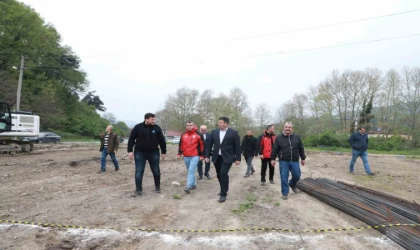 Akyazı’da 4 mahallede spor tesisi çalışmaları başladı