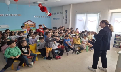 Anaokulu öğrencilerine sıfır atık eğitimi