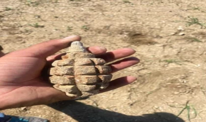 Ankara’da 104 yıllık patlamamış el bombası bulundu