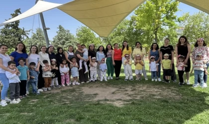 Anneler ve çocuklar doyasıya eğlendi