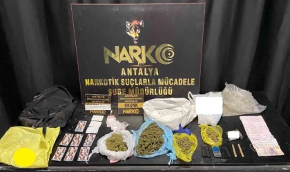 Antalya’da uyuşturucu operasyonlarında 13 kişi tutuklandı