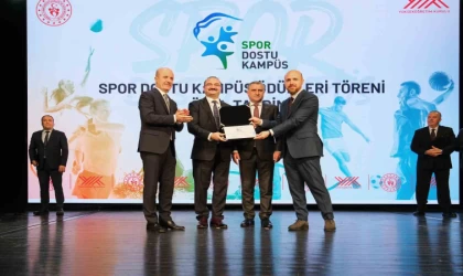 Atatürk üniversitesi ”Spor dostu kampüs” unvanına layık görüldü