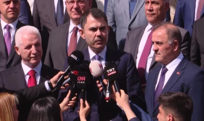 Bakan Kurum: ”Hep birlikte elimizi, gövdemizi taşın altına koymak durumunda olduğumuzu, burada net bir şekilde ifade ettik”
