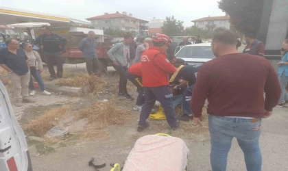 Balıkesir’de çift taraflı trafik kazası: 2 yaralı