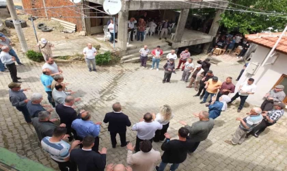 Balıkesir’de çiftçiler yağmur duasına çıktı