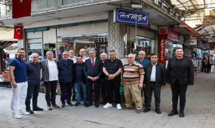 Başkan Alemdar: ”Tarihi çarşının kalan kısımları da restore edilecek”