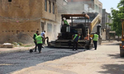Başkan Bilecen, asfalt çalışmalarını yerinde inceledi
