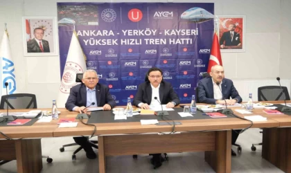 Başkan Büyükkılıç’tan yüksek hızlı tren şantiyesinde inceleme