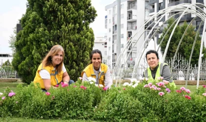 Başkan Çerçioğlu Efeler’i bahar çiçekleri ile süsledi