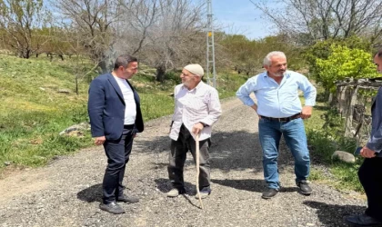 Başkan Ulutaş yol çalışmalarını inceledi