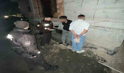 Bekçilerin dikkati sayesinde hırsızlık yapan şahıslar yakalandı