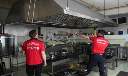 Bozüyük Belediye İtfaiyesi’nden yurtlara yangın denetimi