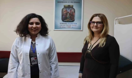 Bu merkeze gelen sigarayı bırakıyor