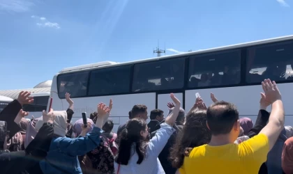 Bursa’da ilk hac kafilesi dualarla yola çıktı