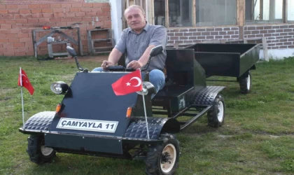 Çamyayla Köyü’nün ilk yerli ve milli arazi aracı
