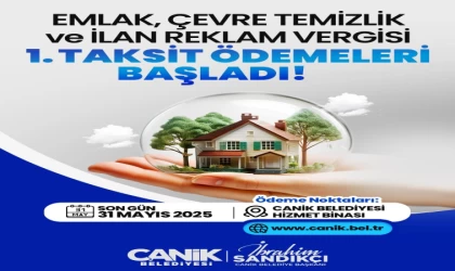 Canik’te vergi ödemeleri başladı
