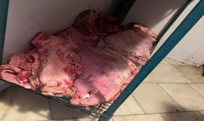 Çerkezköy’de zincir markette şok ”et” denetimi