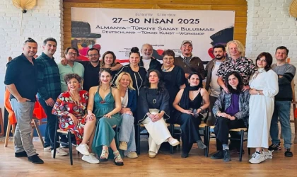 Çeşme’de Türk-Alman Sanat Buluşması: ”7. Alaçatı Sanat Çalıştayı ve Sergisi” sanatseverlerle buluştu