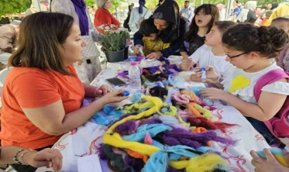 Çocuklardan annelerine özel hediye