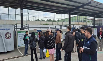Çorum Belediyesi’nin ”Sıfır Atık Getirme Merkezi” öğrencilere tanıtıldı