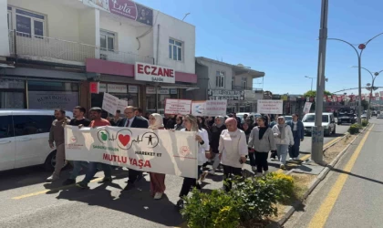 Dicle’de ’Sağlıklı Yaşam Yürüyüşü’ düzenlendi