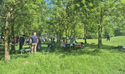 Düzce’de güneşi görenler soluğu mesire alanlarında aldı